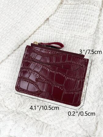 SOUTHLAND&KANGAROO Monedero pequeño con cremallera en relieve con letras, monedero pequeño, billetera plegable delgada, delgada, liviana, multicapa, portátil, para tarjetas de identificación, dinero, moda malista, moderno para aniversario, regalo de cumpleaños, regalo para niñas, para dama, para bolso de mujer, útiles escolares, para dormitorio escolar y regreso a clases, tarjetero, billetera, tarjetero de presentación, tarjetero de crédito, para mujer, para mujer, mini billetera, billetera para tarjetas