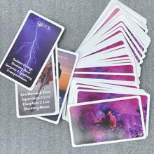 Mystic Red Rose Oracle Cards A 53 English Divination Tarot Edition Deck Borad Games,Adult Party Games Suitable For Halloween/Christmas/Thanksgiving - Multicolor - View 2