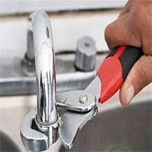 Kit Herramienta Llave Inglesa Universal 2pcs Ajustable Multiusos - Rojo Plateado - Ver 10