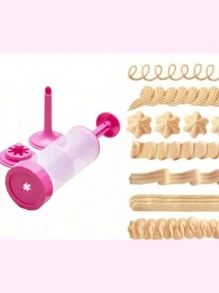 Maquina Galletera Churrera Decoradora De Pasteles Fondant - Multicolor - Ver 1