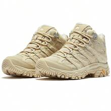 Merrell Giày thể thao leo núi ngoài trời chống trượt MOAB3 MID WP chống thấm nước cho nữ - Màu vàng - Xem 2