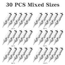 Agujas de tatuaje surtidas adecuadas para máquinas de tatuaje y tatuaje - Blanco - Ver 10