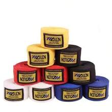 1 Pair 3.5M Long Boxing Wraps, Elastic Hand Wraps For Kickboxing, Muay Thai, Karate, Sports Fitness Wrist Support