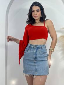 Women Blouses - Đỏ - Xem 3