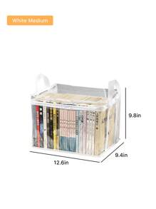 1pc/2pcs Book Storage Bag, Freestanding, Multi-Functional Storage Bag For Living Room, Bedroom, Study, Waterproof PVC Handbag, Toy & Snack Organizer - Four-color - View 23