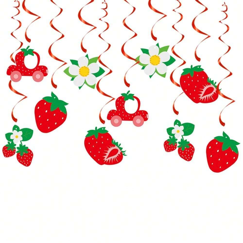 Décorations Licorne Suspendues - Lot De 10 Tourbillons Spirales Pour Anniversaire Enfant