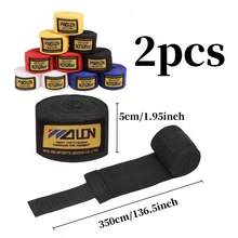 1 Pair 3.5M Long Boxing Wraps, Elastic Hand Wraps For Kickboxing, Muay Thai, Karate, Sports Fitness Wrist Support