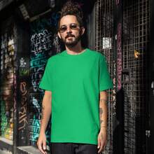 Men T-Shirts - 綠色 - 查看 2