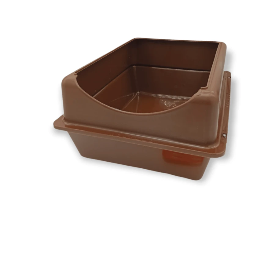 Arenero Grande Para Gato Con Extensión - Café integral - Ver 1