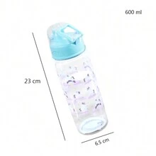 CASAMAX WL Botella de plástico 600 ml, diseño cartoon - Mutilcolor - Multicolor - Ver 2