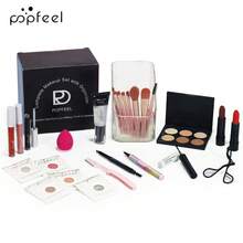 POPFEEL Kit de maquillaje para principiantes con set de cosméticos y caja de almacenamiento, para principiantes en maquillaje - transparente - Ver 7