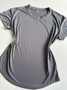 Women T-Shirts - 灰色 - 查看 2