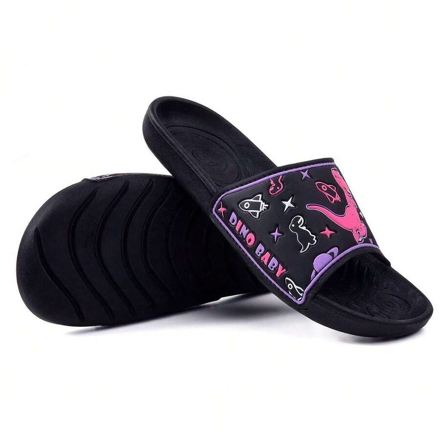 Kids Fashion Slippers - Màu Hồng Tươi - Xem 1