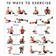 MBB Abdominal Machine For Ab Core,Sit Up,Push Up Equipment, Ab Exercise Machine For Home Gym, Ab Crunch Machine For Abs Workout, Fitness Equipment For Abs Workout, Total Body Muscles Training Machine - Black - View 9