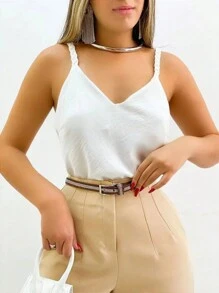 Women Tank Tops & Camis - 白色 - 查看 1