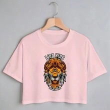 Women T-Shirts - 淺粉色 - 查看 1