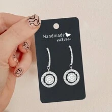 200 Pieces Earring Display Cards, Handmade With Love Earrings Holders Cards,2" X 3.5" Earring Holders For Selling, Black Earring Cards, Stud Earring Cards For Selling,Jewelry,Business(Black,Brown,White) - 200 Pieces - View 4
