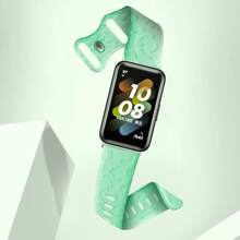 22mm Engraved Loop Strap Compatible With Samsung Galaxy Fit 3 Adjustable Rubber Bracelet Watchband Compatible With Samsung Galaxy Fit3 Band Accessories - For Galaxy Fit 3 - View 3