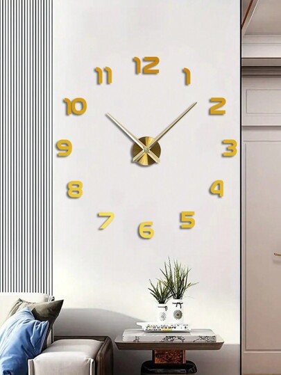 Pc, Moderne Minimalist Oversized Creative DIY Wand Clock, Frameless Silent Restaurant Art Home Living Room, Room Office Kitchen ation Clock,Home ,Room Birthday Graduation Klok Bedroom Dormitory Back To School view 7