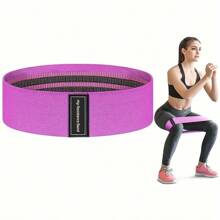 1pc Thick Elastic Resistance Loop Band, Booty Workout Stretch Band, Yoga Pilates Fitness Equipment For Gym, Fitness, Pre-Workout, Yoga, Pilates, Hip Activation, Glute Trainer - Multicolor - View 8
