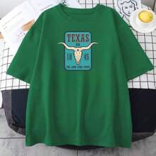 Men T-Shirts - màu xanh lá - Xem 1