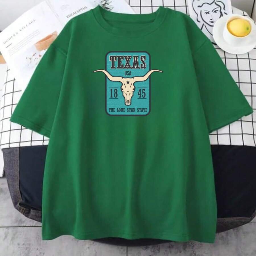 Men T-Shirts - màu xanh lá - Xem 1