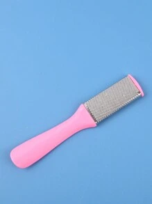 1pc Stainless Steel & Plastic Foot File With Double-Sided Dead Skin Remover And Handle, Foot Care Tool For Pedicure - Multicolor - View 7