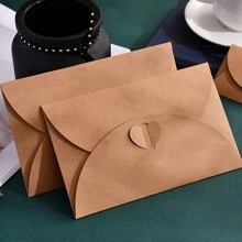 10 pezzi + (1 pezzo di nastro biadesivo) / 50 pezzi di buste gialle in stile vintage in carta kraft da 120 g, buste per lettere manoscritte, adatte per fatture, ricevute, buste per stipendio, foto, regali di compleanno/Natale/Ognissanti/Ringraziamento/Festa della Mamma, adatte per forniture scolastiche/da ufficio, articoli per il ritorno a scuola