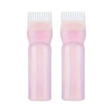 2PCS Hair Dyeing Bottle Brush, Hair Coloring Bottle With Scale For Barber Salon Use, Hairdressing Supplies - Multicolor - View 9