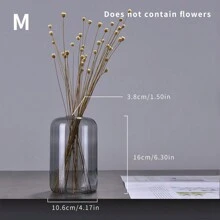 1 pezzo Vaso in vetro colorato stile INS, bottiglia per aromaterapia decorazione da tavolo, decorazione per la casa, contenitore idroponico per fiori personalizzato, decorazione per la casa, vaso per fiori, centrotavola, decorazione tavolo