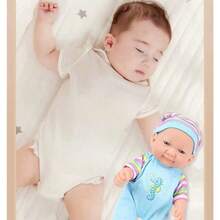 10-Inch Silicone Newborn Realistic Baby Doll Birthday Gift, Reborn Dollhouse Toy For Kids, Festival Gift For Boys And Girls - Multicolor - View 7