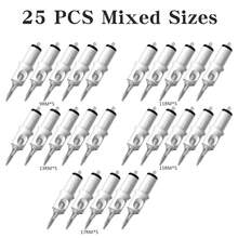 Agujas de tatuaje surtidas adecuadas para máquinas de tatuaje y tatuaje - Blanco - Ver 11