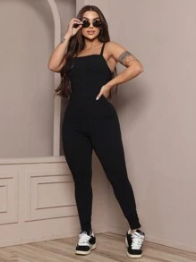 Women Jumpsuits - 黑色 - 查看 2