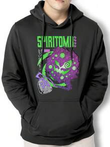 Men Hoodies - 黑色 - 查看 1