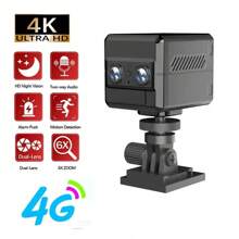 4G EU SIM Card Mini Camera 4000mAh Battery, PIR Motion Detection, WiFi, 4G Wireless IP Security Surveillance Camera - O-Kam - Black - View 2
