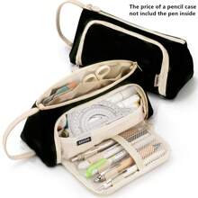 Tragbare Federtasche, Stifteetui mit großer Kapazität, multifunktionaler Stifthalter, süßes Lernwerkzeug, Aufbewahrungstasche für Büro und Schule, Geschenk für Makeup-Sammlung, Schreibtischorganizer / Federtasche mit großer Kapazität, Schülermäppchen, Stiftaufbewahrung, Schulmaterialien, Stiftbehälter, Stifte-Taschen, Büromaterialien, Schulmaterialien, Vielfunktions-Stifteetui, Große Federmäppchen, Taschen, Bürostifte, Schulsachen - 21 cm * 11,5 cm * 8,5 cm - Übersicht 17