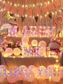 1 cái 16cm/21cm Kích thước 16cm/21cm Đèn chữ LED phát sáng hình sequin màu hồng, Đèn trang trí máy tính để bàn, Ánh sáng tiết lộ giới tính, Đèn bầu không khí đám cưới cầu hôn, Đèn ngủ bầu không khí, Đèn trang trí máy tính để bàn màu hồng lãng mạn, Đèn bầu không khí tiệc tùng, Quà tặng sinh nhật, Đèn đặt tên, Đèn cầu hôn, Đèn hướng dẫn, Chữ màu hồng được chiếu sáng Logo chữ nhấp nháy Đèn ngủ, Tiệc sinh nhật Quà tặng cô gái cưới tại nhà Thanh pin trang trí Giáng sinh, Chữ màu hồng - màu vàng - Xem 5