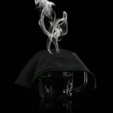 1 件万圣节服装莱卡面具和紧身衣，款式随机，圣诞节 - 黑色 - 查看 7