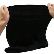 1 件万圣节服装莱卡面具和紧身衣，款式随机，圣诞节 - 黑色 - 查看 3