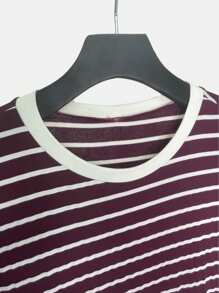 K&K FASHION Men T-Shirts - Burgundy - View 5