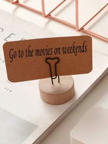 100pcs Diy Hand-Drawn Cards For Leaving Messages With Blank English Word Cards And Kraft Paper Postcards, Randomly Packed In A Box - Camel - View 10