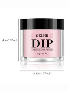 Gelhr 30g浸膏粉末，夏季淺粉溫暖色調，浸膏粉自製沙龍禮物適用於女性，不需使用美甲燈固化，適用於指甲自製沙龍，適用於年輕女性 - 彩色 - 查看 7