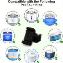 8/12 Gói Bộ Lọc Bọt Thay Thế Cho Đài Phun Nước Cho Mèo, Bộ Lọc Đài Phun Nước Cho Mèo Bằng Bọt Biển, Bộ Lọc Đài Phun Nước Cho Thú Cưng - Nhiều màu - Xem 6