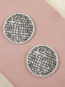 2pcs/Set Embroidered Planet Patch Appliques, DIY Decoration For Clothes, Bags, Shoes, Phone Cases, Etc. - Multicolor - View 7