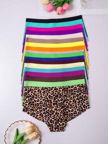 18入組女士舒適休閒三角褲，多色套裝 - 彩色 - 查看 8