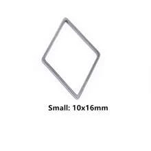 20 chiếc Trăng Sao Thả Trái Tim Hạt Charm Nhỏ Vàng Mặt Dây Thép không gỉ Mở Bezels Rỗng Khung Khuôn Viền DIY Trang Sức làm - Mặt dây chuyền nhỏ bằng thép không gỉ - Xem 42
