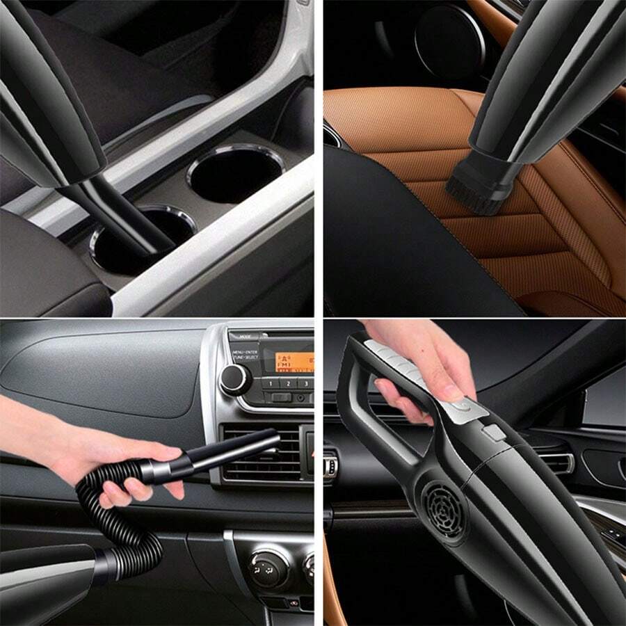 5000PA High Power Wet/Dry DualUse Car Vacuum Cleaner, Portable
