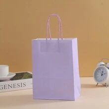 12pcs Kraft Paper Bags - Fashionable Packaging Solution, Gift Wrapping, Reusable Shopping, Party Decor, Craft Project Bag - Suitable For Small Businesses, Baked Goodies Souvenirs, And Wedding Decor, Back To School Valentine Day - Multicolor - View 14