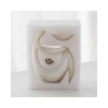 Sáp Tan Chảy Tinh Dầu, Hương Liệu Hương Đốt Gốm Khuếch Tán Dầu Nến Tealight Giá Đỡ Trang Trí Phòng Ngủ Nhà Giáng Sinh Quà Tặng Tân Gia - trắng - Xem 3