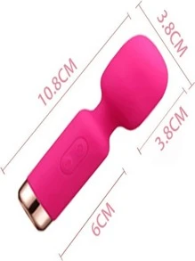 Minivibrador, empaquetado de forma discreta, con estimulador del clítoris femenino, juguetes sexuales para mujeres, varita mágica para masturbación de adultos de silicona erótica